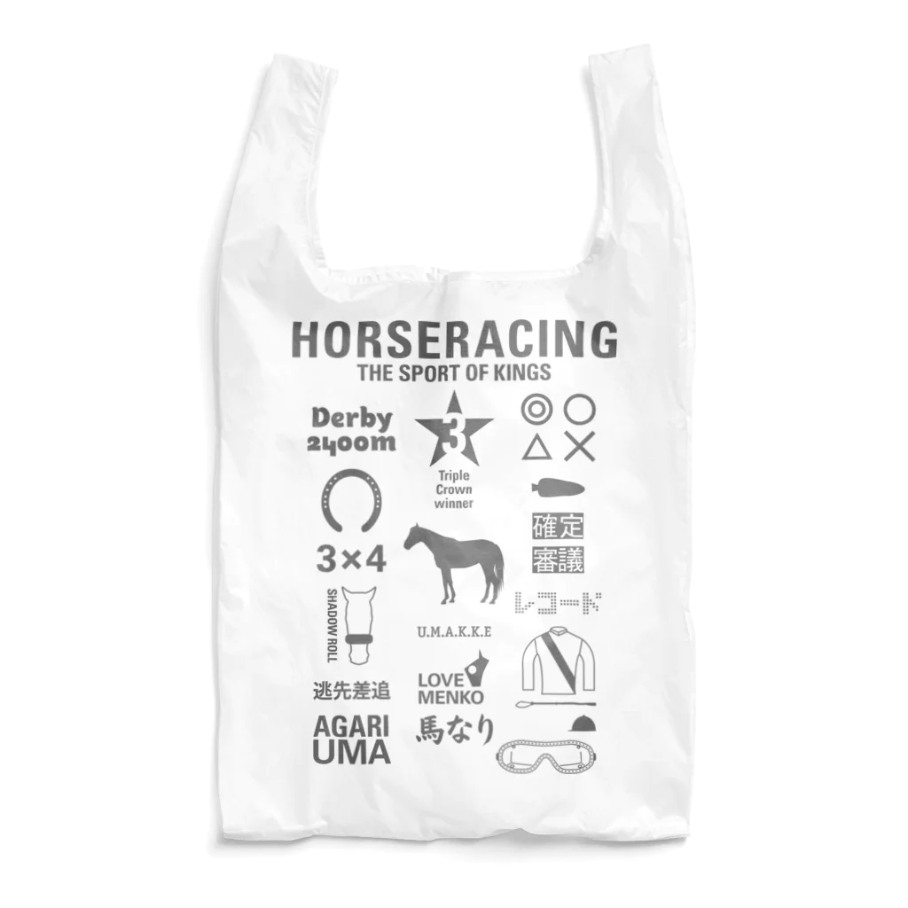 KAWAGOE GRAPHICSのHORSERACING GRAPHICS エコバッグ