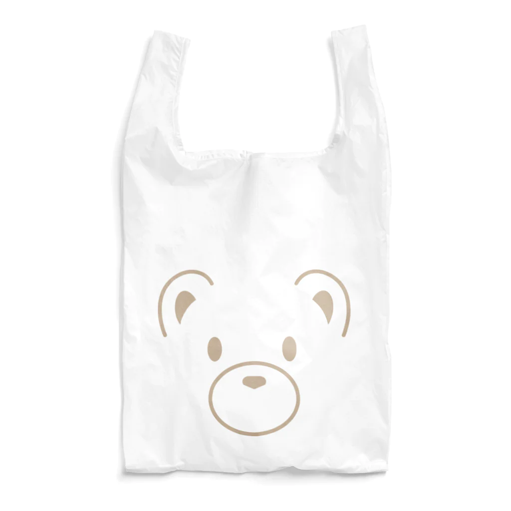 ヤシログラムショップのおにぎり・くまどん アイリスフェイス柄 Reusable Bag