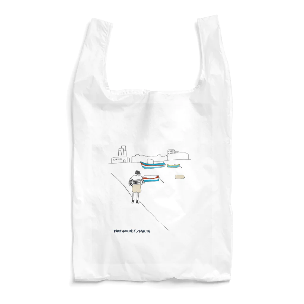 にんげんのマルサシュロック Reusable Bag