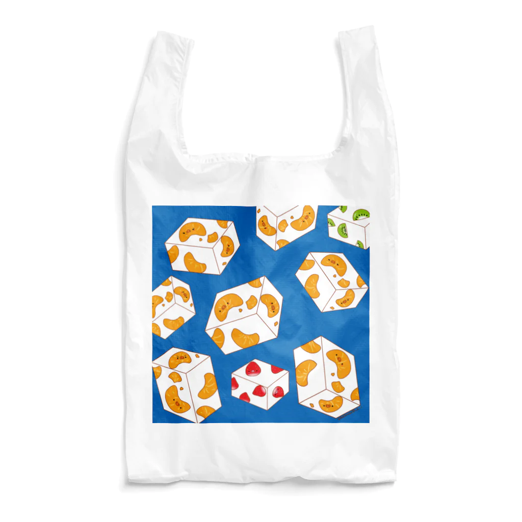 Draw freelyのみかん入り牛乳寒天 Reusable Bag