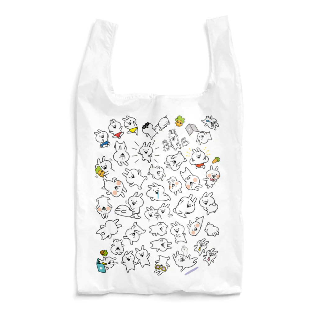 Mintoキャラクターストアのうさぎゅーんがいっぱい！ Reusable Bag