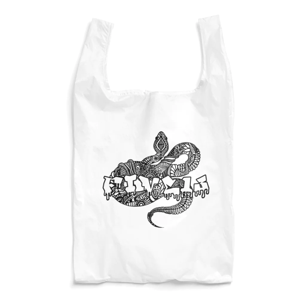 FIVE13の黒蛇(FIVE13) Reusable Bag