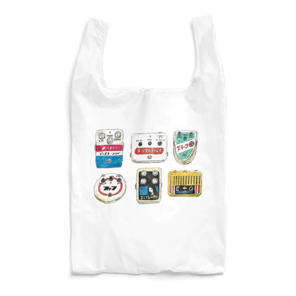 ヨシサコツバサのレトロ看板風エフェクター Reusable Bag