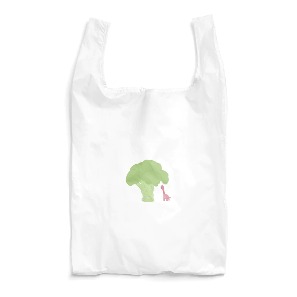 さとタケのブロッコリー　恐竜　赤くん Reusable Bag