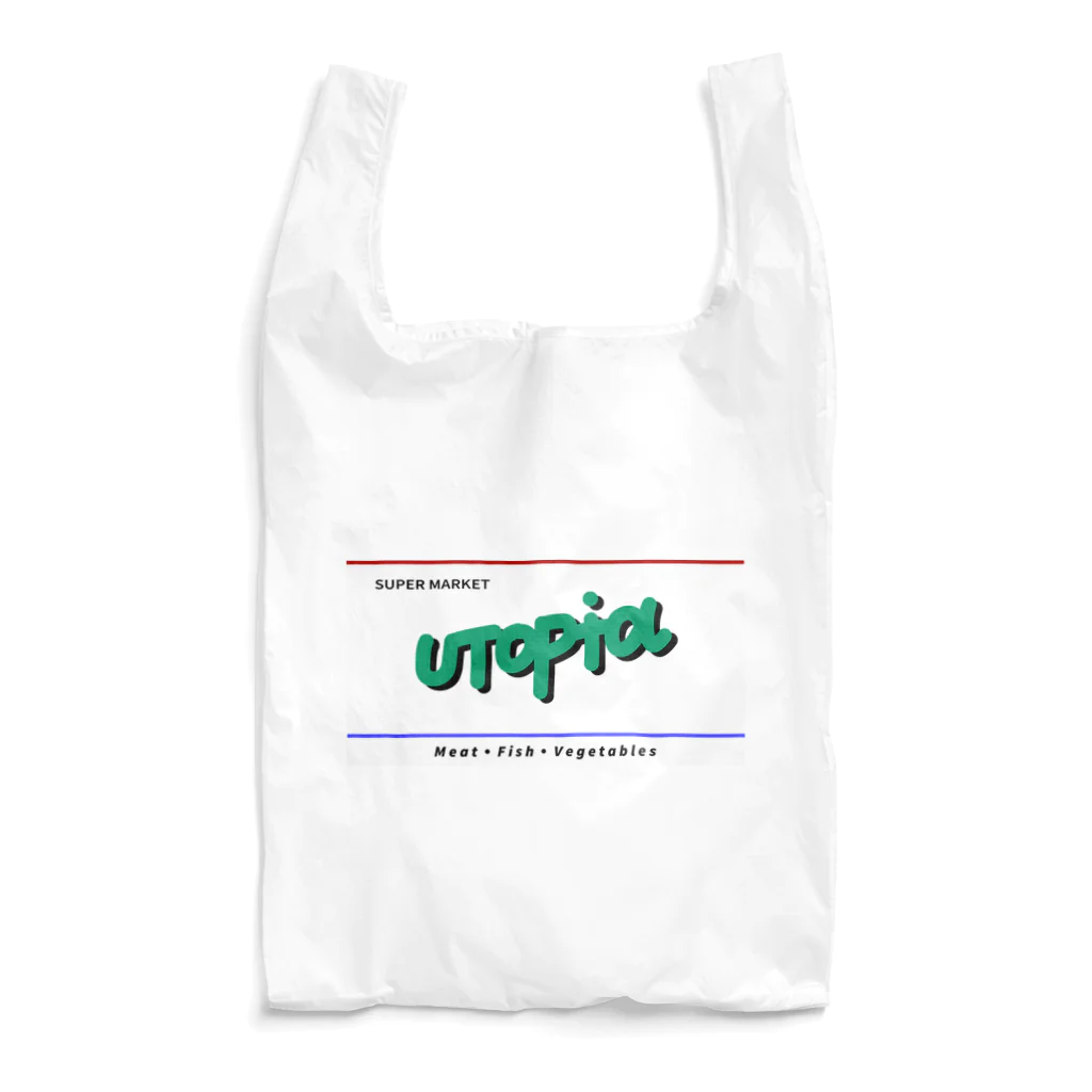 ちょ待てよのsupermarket utopia Reusable Bag