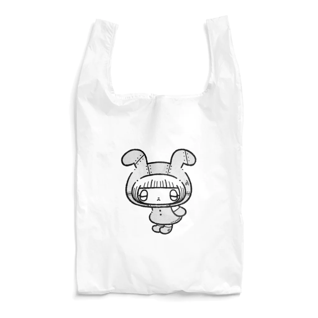 ドンナコ・ショップ　SUZURI出張店の人造うさぎ人間・エコバッグ Reusable Bag