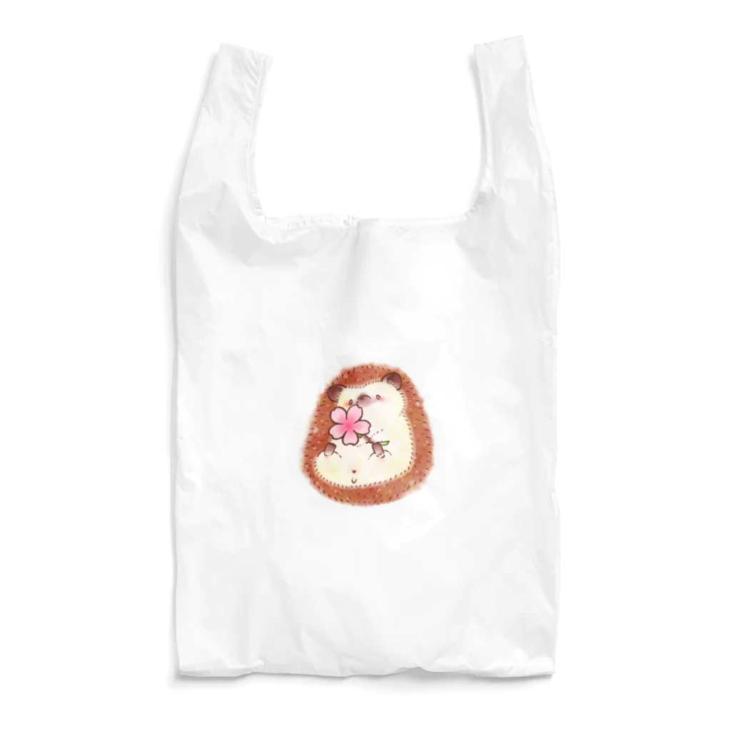 TEHUMARUの桜とハリネズミ Reusable Bag