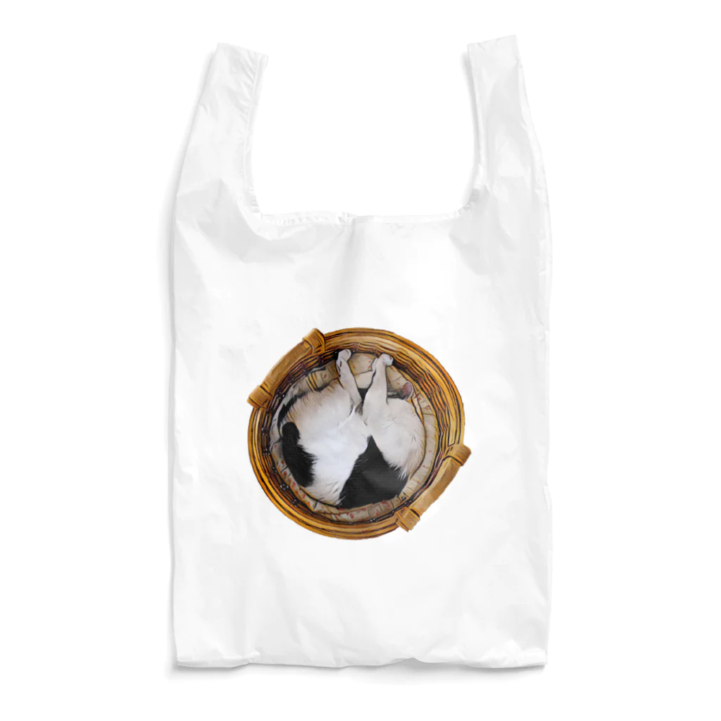 mambo0211のかごねこ Reusable Bag