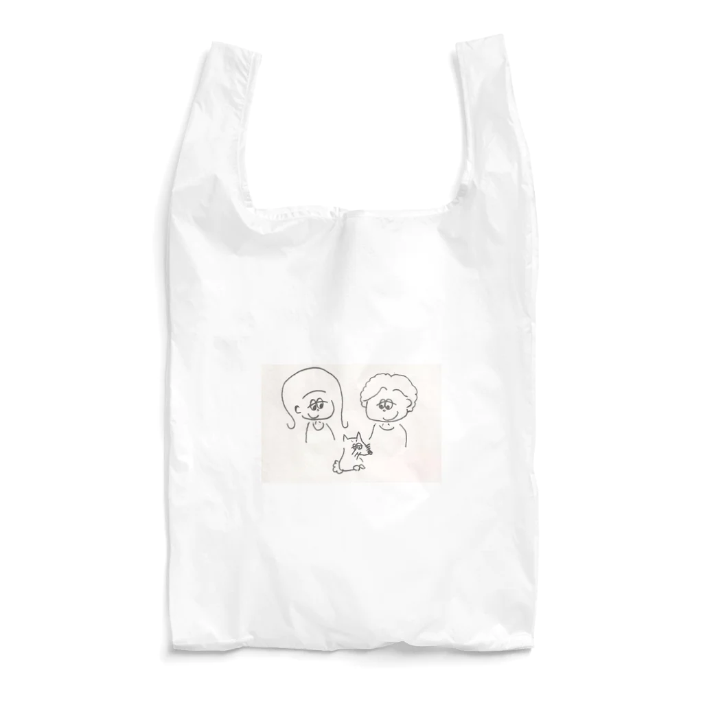 まちのいぬとカップル Reusable Bag