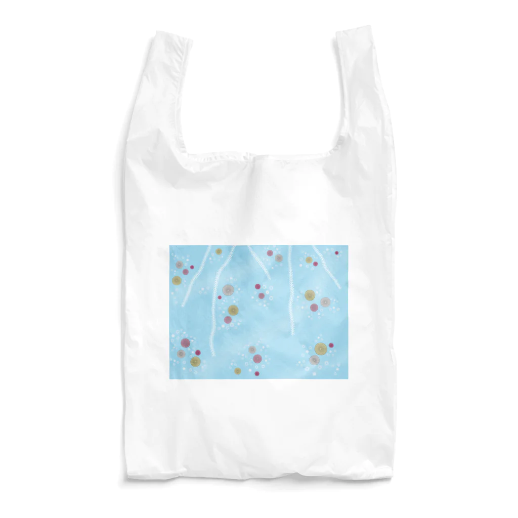 謎はないけど謎解き好きのお店の謎柄の和風グッズA（空色） / Japanese style goods A inspired by escape room (Light blue) Reusable Bag