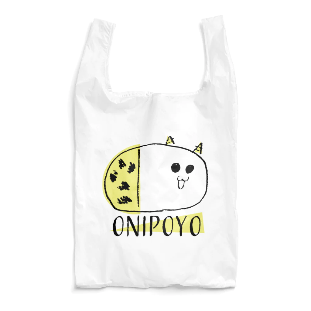 nemunoki paper itemのおにぽよ Reusable Bag