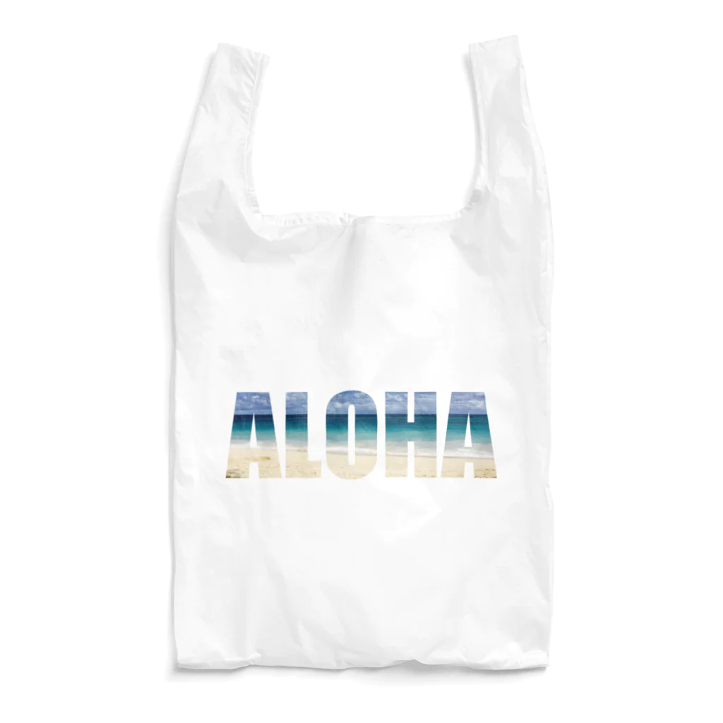 aloha808mahaloのALOHA × ビーチ＠ハワイ Reusable Bag