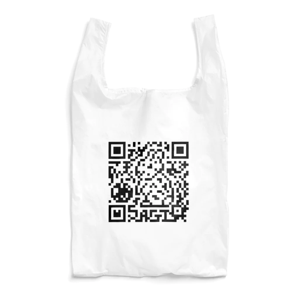 らびったけのうさぎ🐰のQRコード Reusable Bag