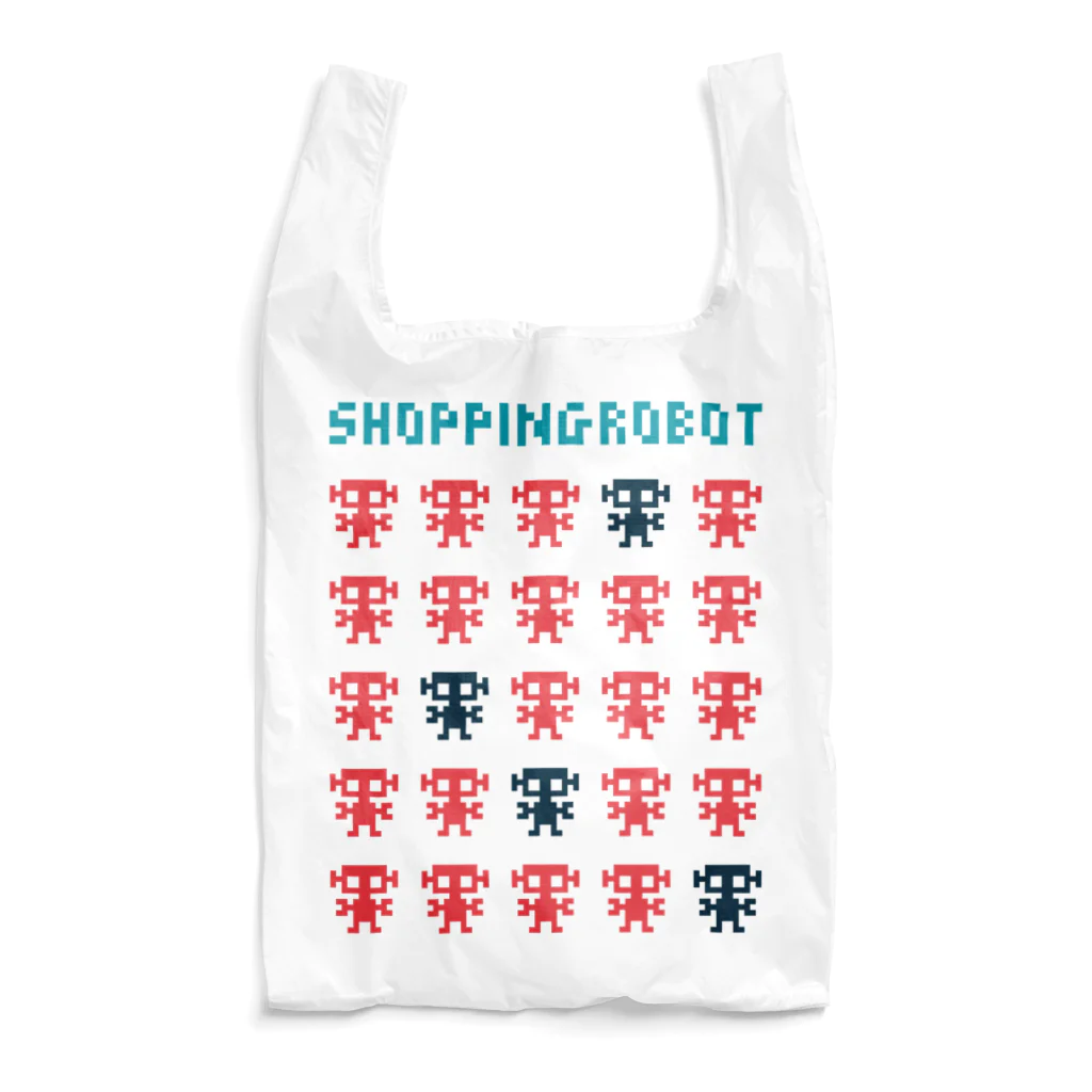 ドットデザインのパジャドットのSHOPPING ROBOT エコバッグ