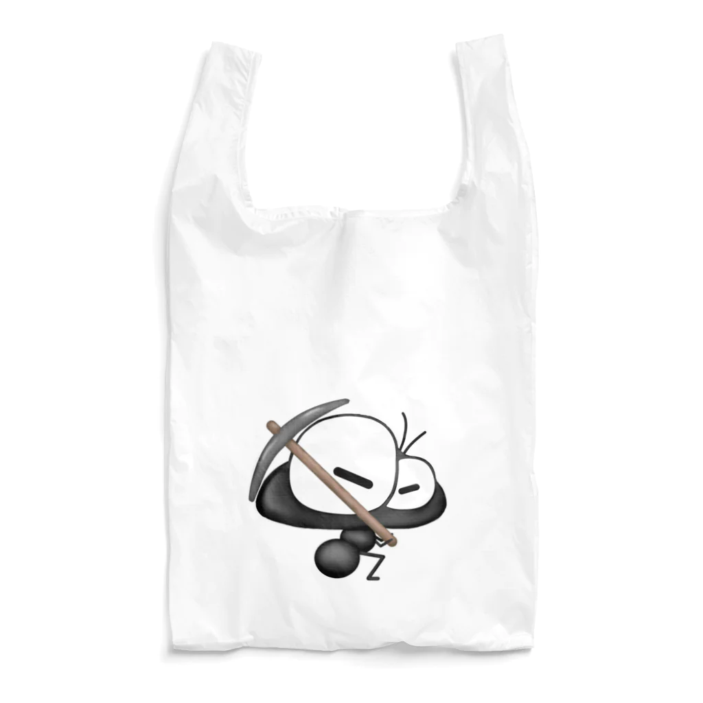 ワン太フルのTシャツ屋さんのありんこ君 つるはし Reusable Bag