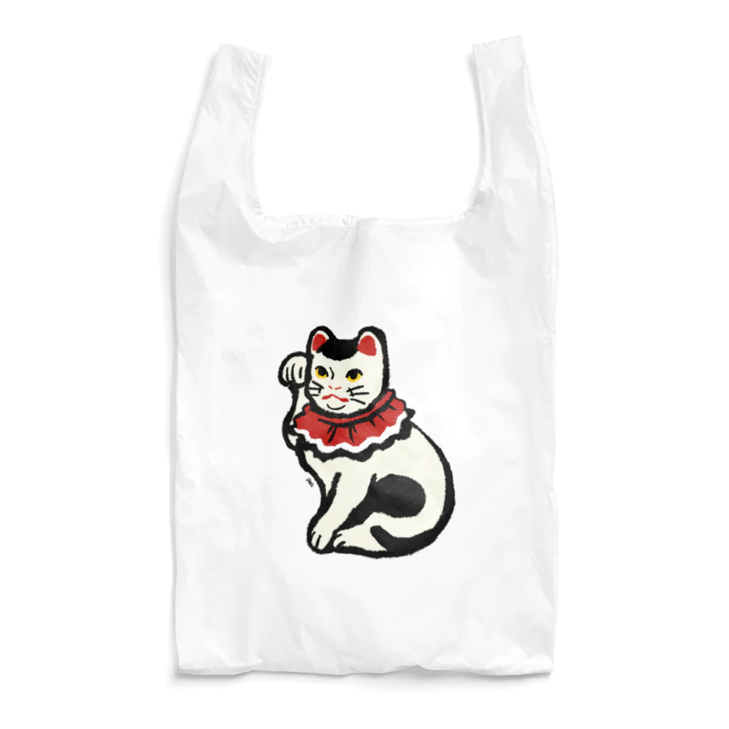 ^‥^ｼｬﾑの丸〆猫 Reusable Bag