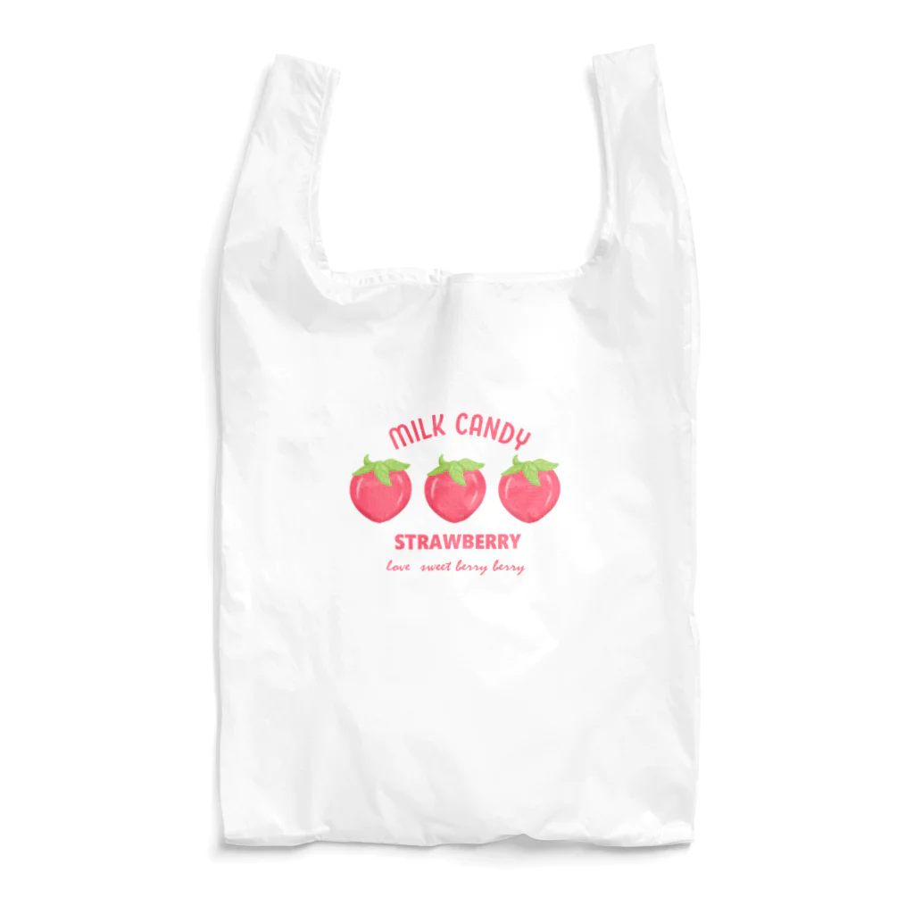 milk❤︎candyのSTRAWBERRY Reusable Bag