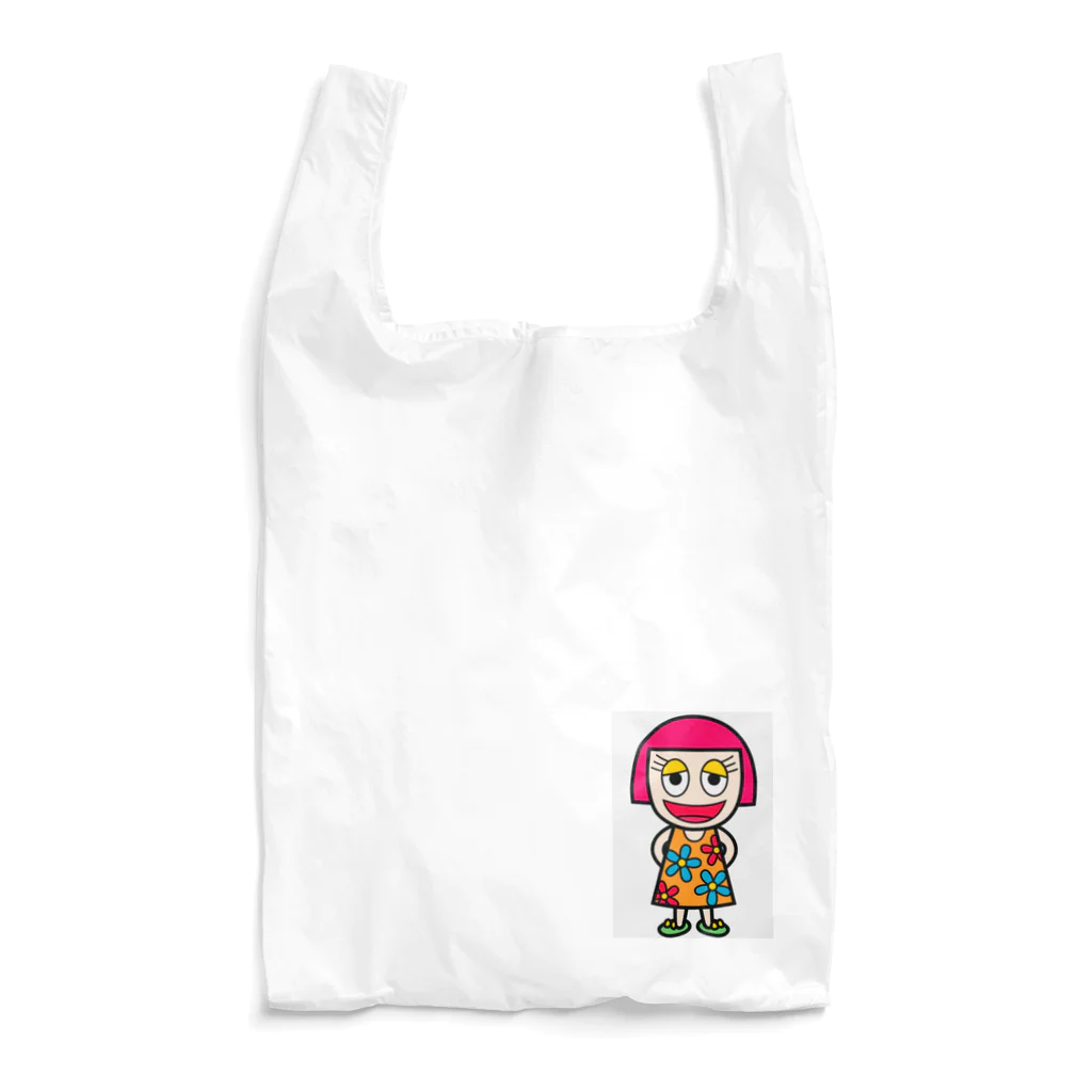 creative NAOのオカッパ娘 Reusable Bag