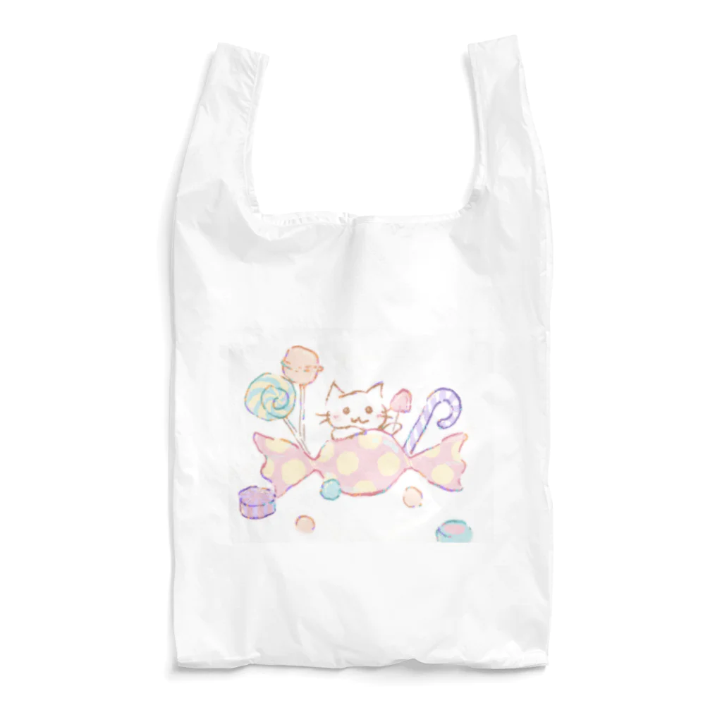 mokk♪のキャンディーねこ Reusable Bag