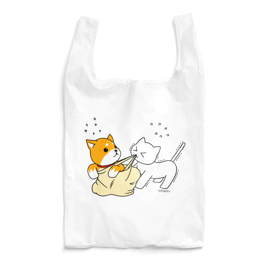 Plants〜ねこと柴犬〜のねこと柴犬のバッグ Reusable Bag