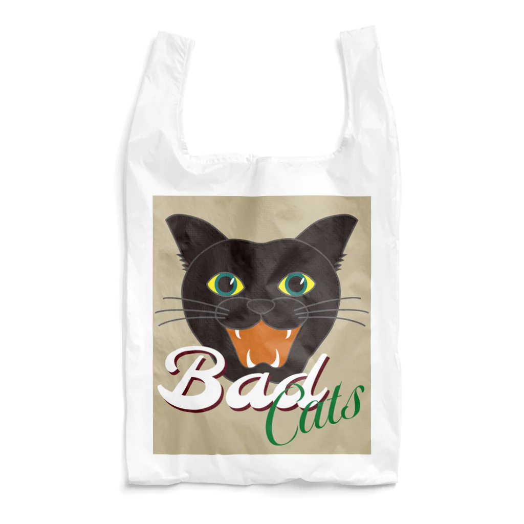 【ワル☆ネコ】の【ワル☆ネコ】店長クロちゃんBG Reusable Bag