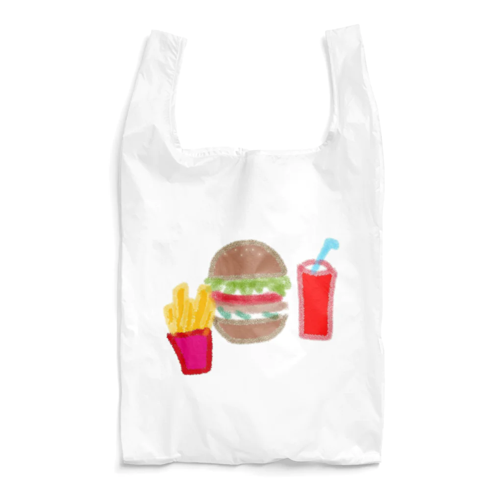 Yumicoco artshopのハンバーガーセット Reusable Bag