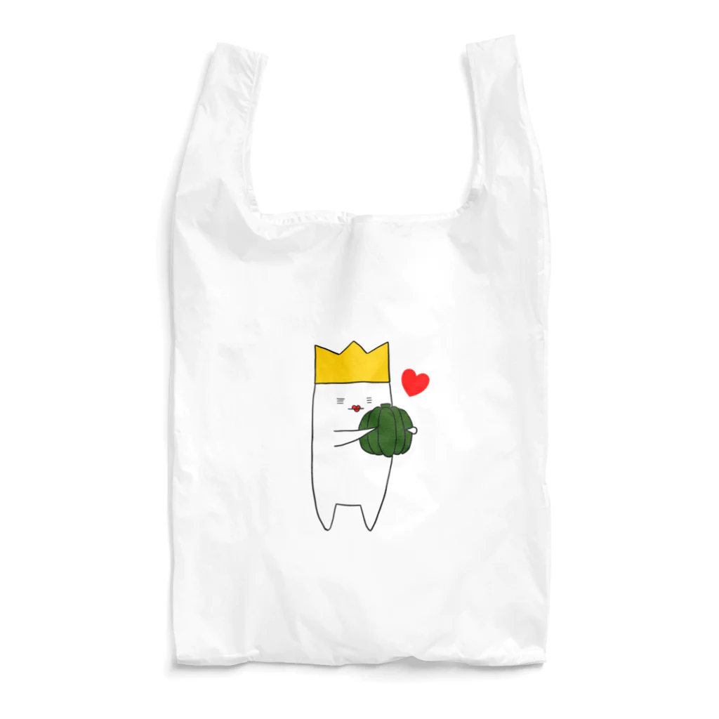 筆ぺん デザイン ショップのかぼちゃと王子 Reusable Bag