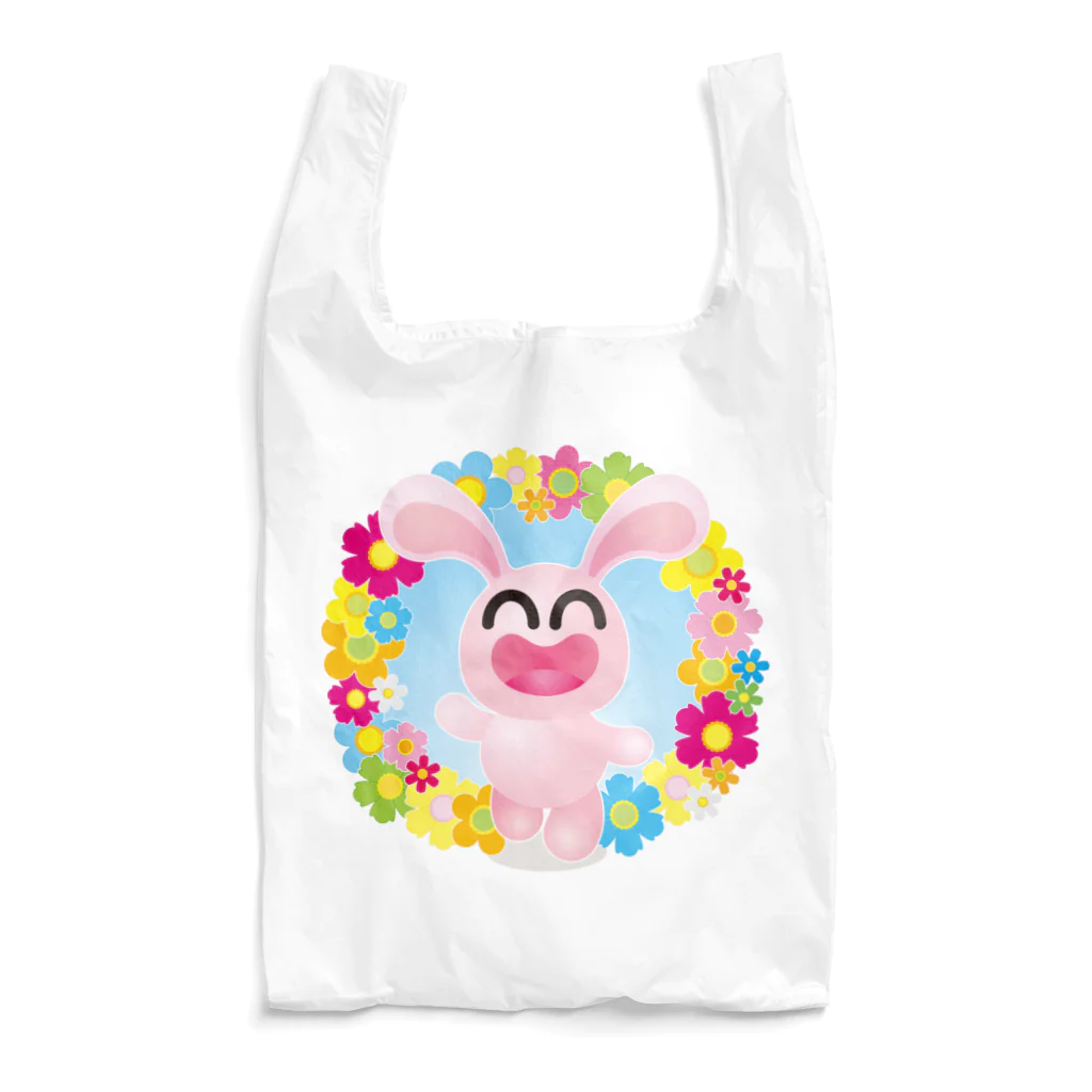 まるちの花うさぎ Reusable Bag