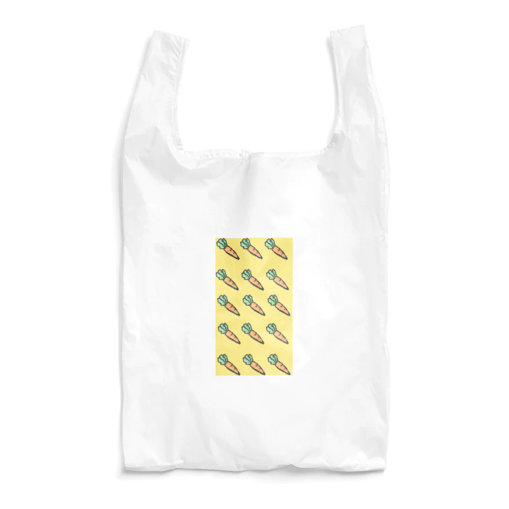 さつきうさぎえびえびショップのいっぱいいっぱいにんじんくん Reusable Bag