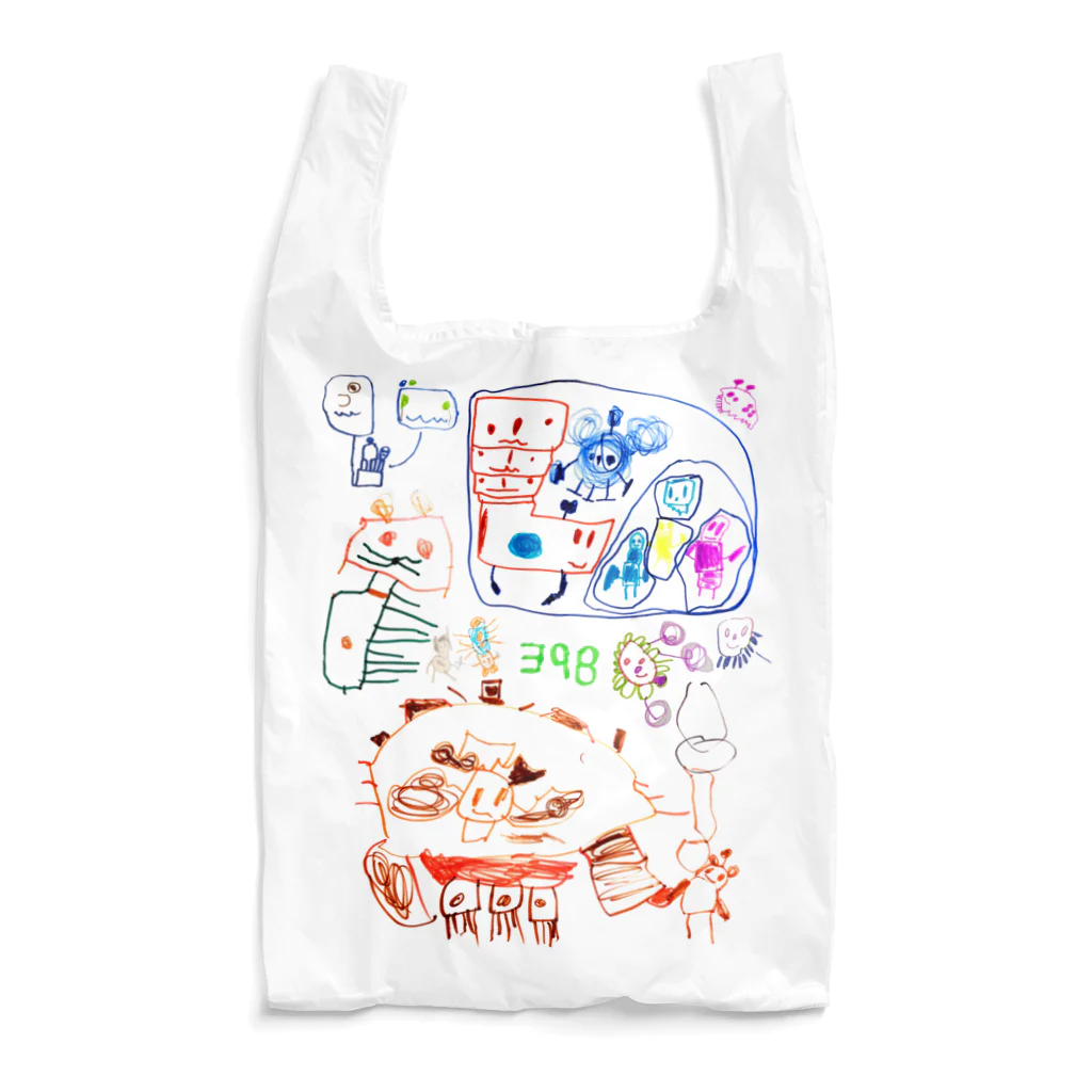 ninkimonopandaの398（5さい）の絵 Reusable Bag