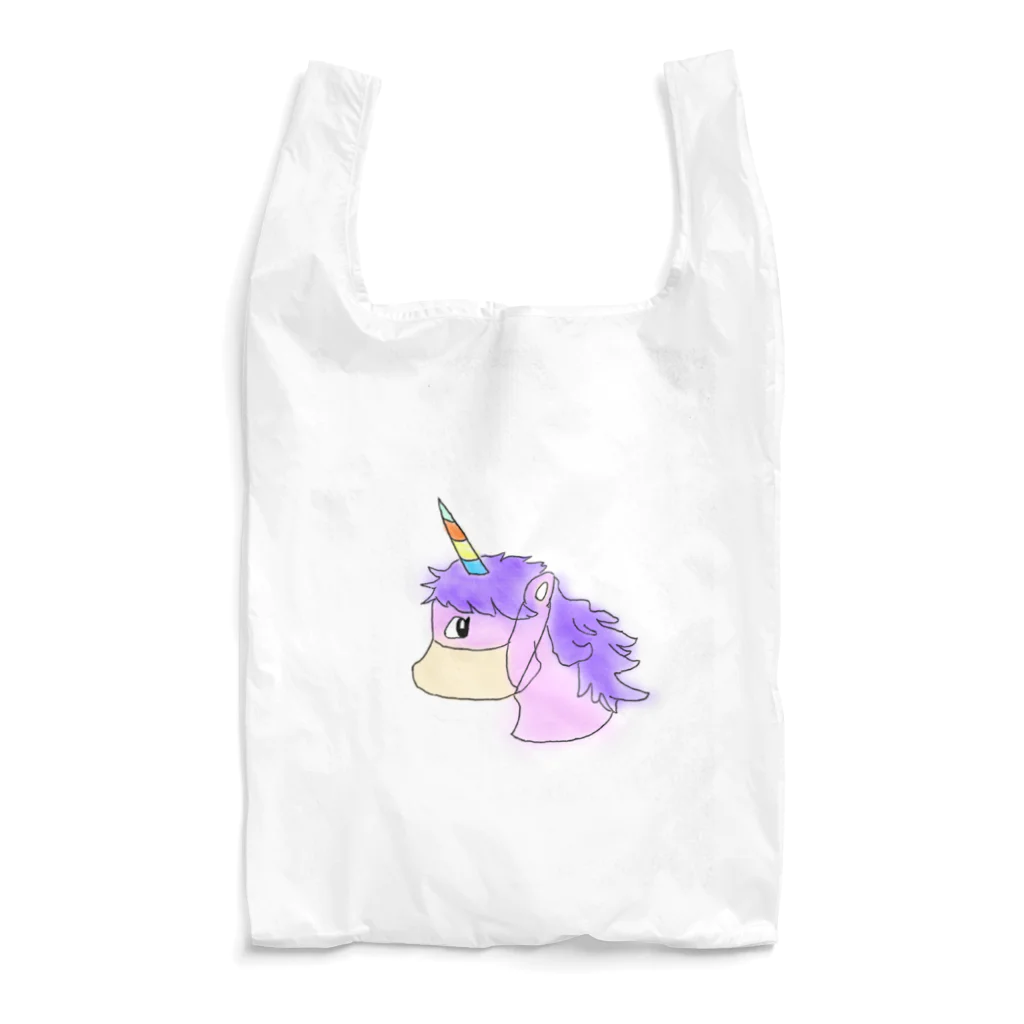 ユニコのマスク着用済みユニコーン Reusable Bag