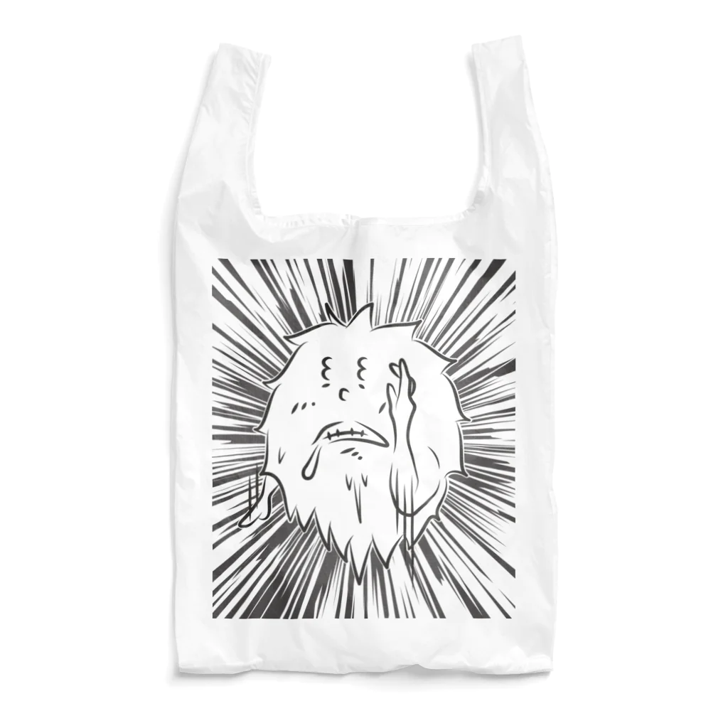 Pasaran_Worksのパサラン黒　必死 Reusable Bag