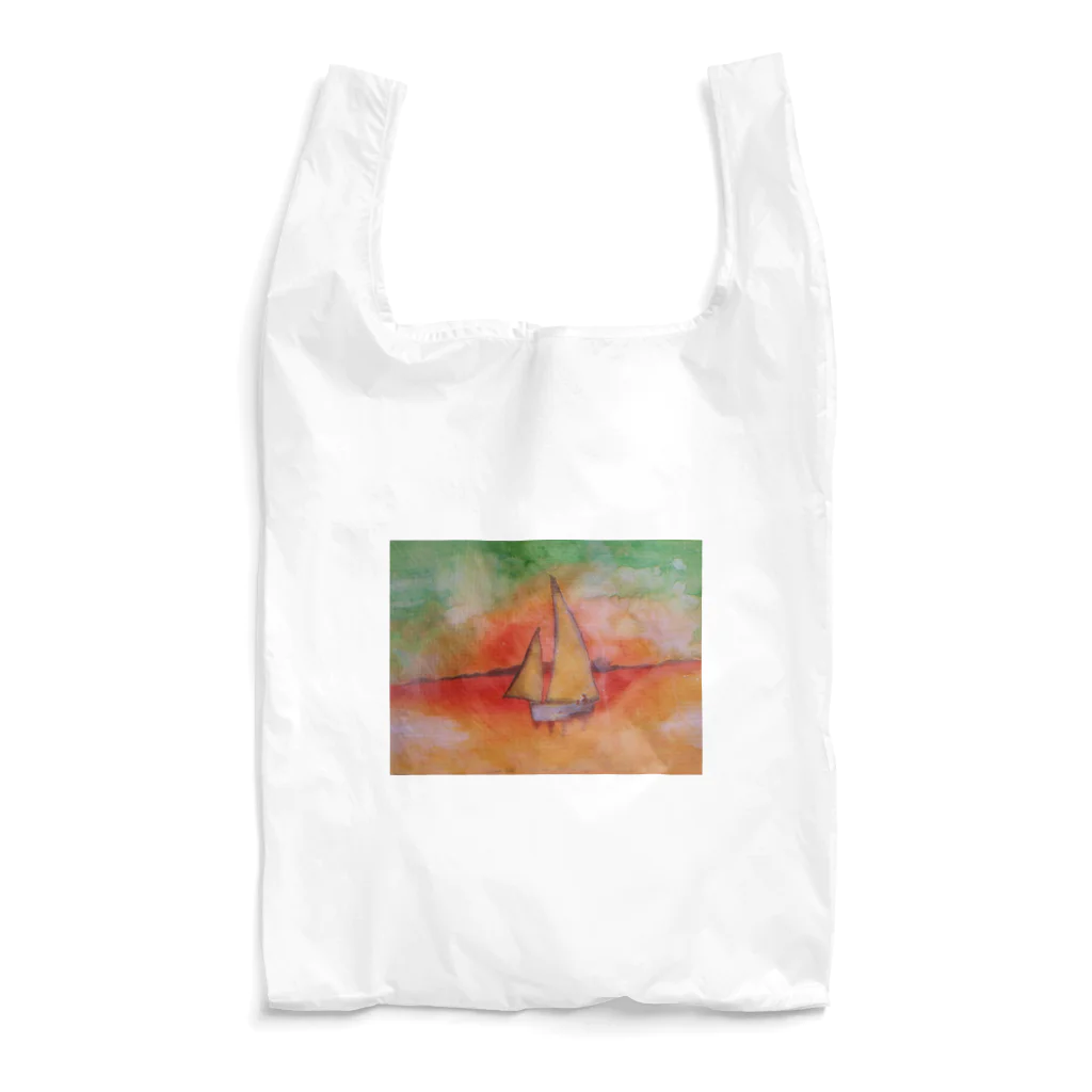 母のイラストグッズ♡のオレンジの想い出 Reusable Bag