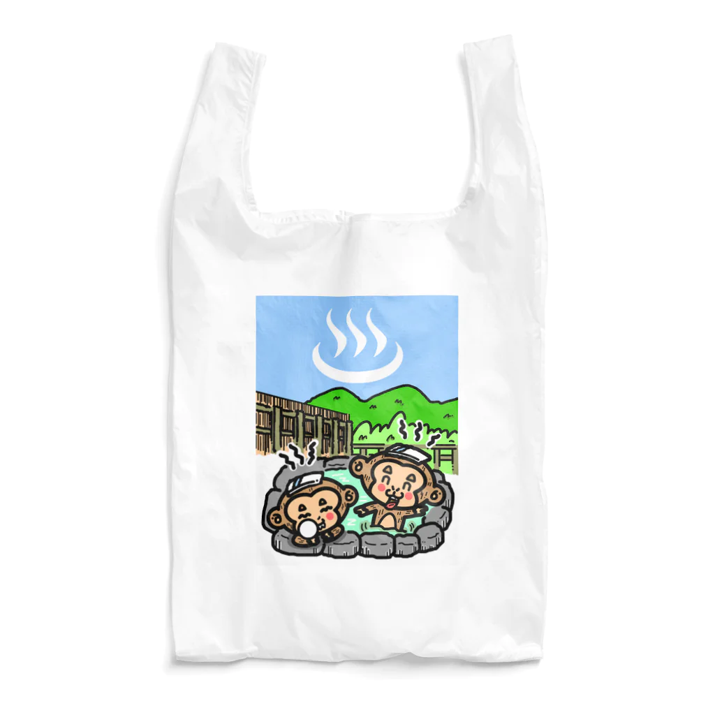 tAo商店のおさると温泉 Reusable Bag