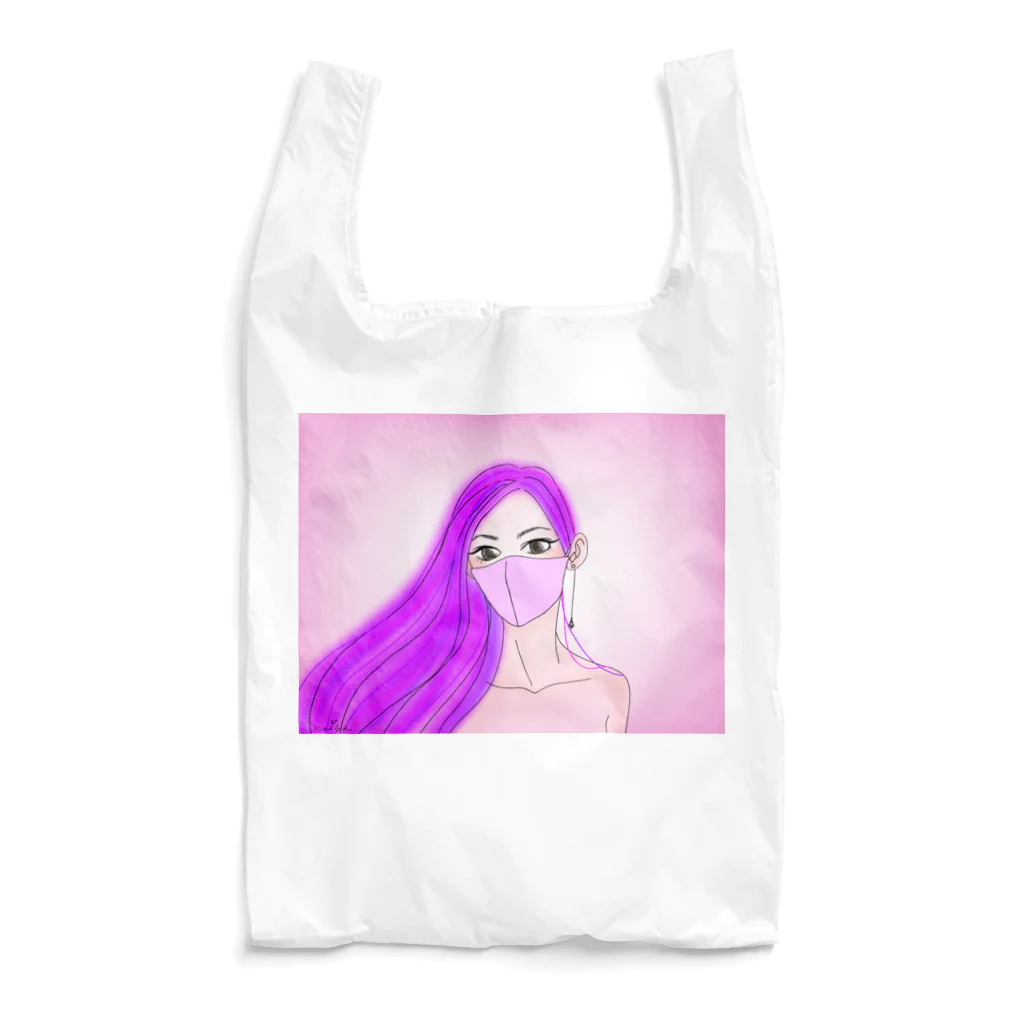 Ｍ✧Ｌｏｖｅｌｏ（エム・ラヴロ）の立体マスクさん♪ Reusable Bag