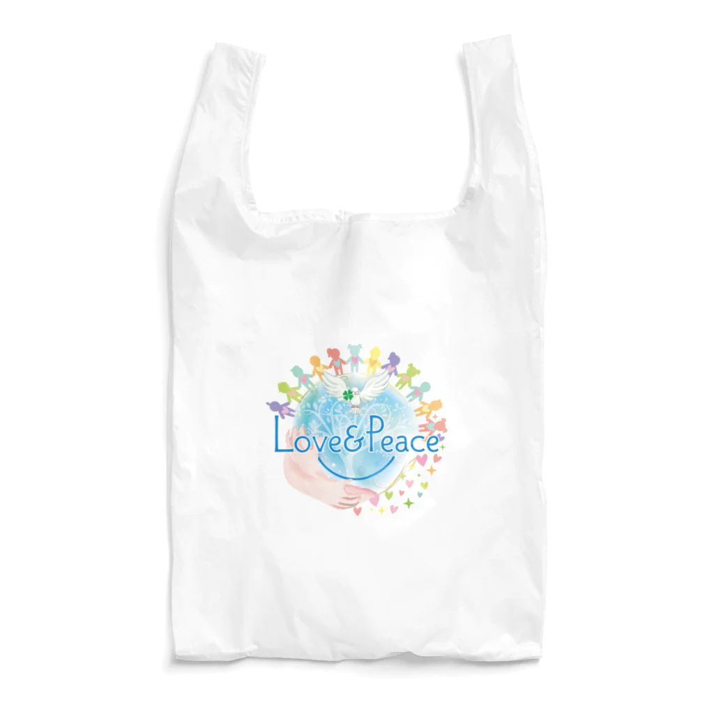 Love＆PeaceのLove＆Peaceキッズ用ロゴ エコバッグ