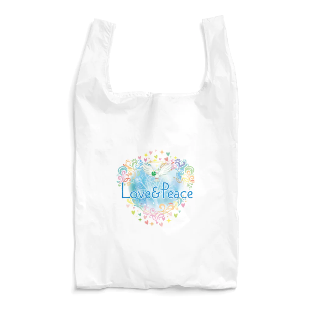 Love＆PeaceのLove＆Peace大人用ロゴ Reusable Bag