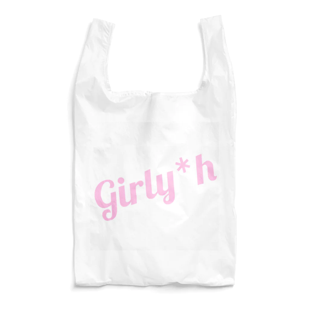 Girly*hガーリーエイチのGirly*hロゴ(ピンク) Reusable Bag