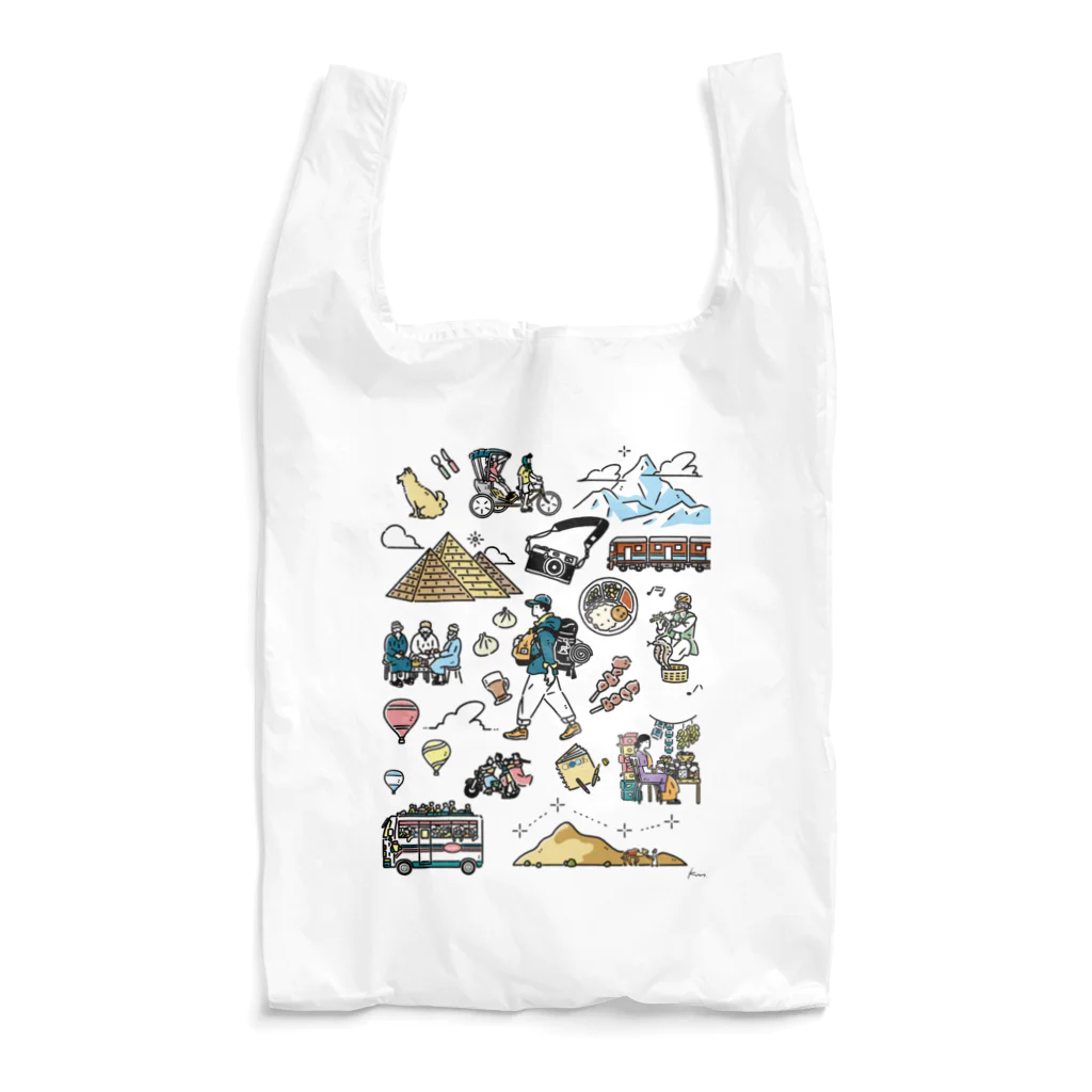 KEITA MIZUTANIのaround the world  Reusable Bag