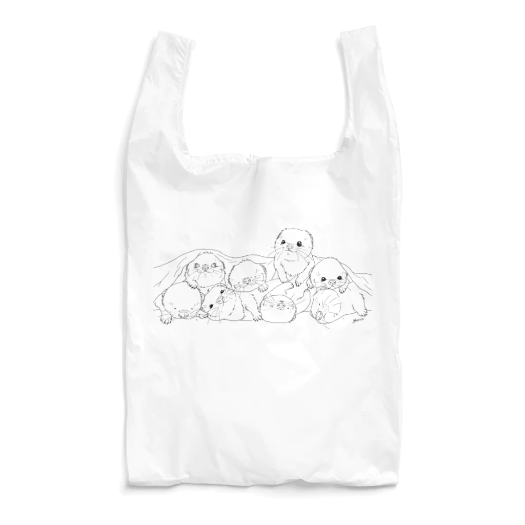 gucco(ぐっこ)のフェレットいーっぱい！ Reusable Bag