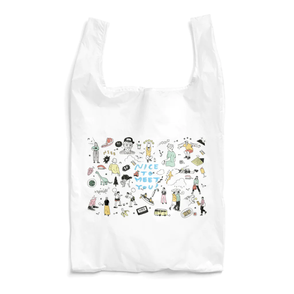 KEITA MIZUTANIのNICE TO MEET YOU Reusable Bag