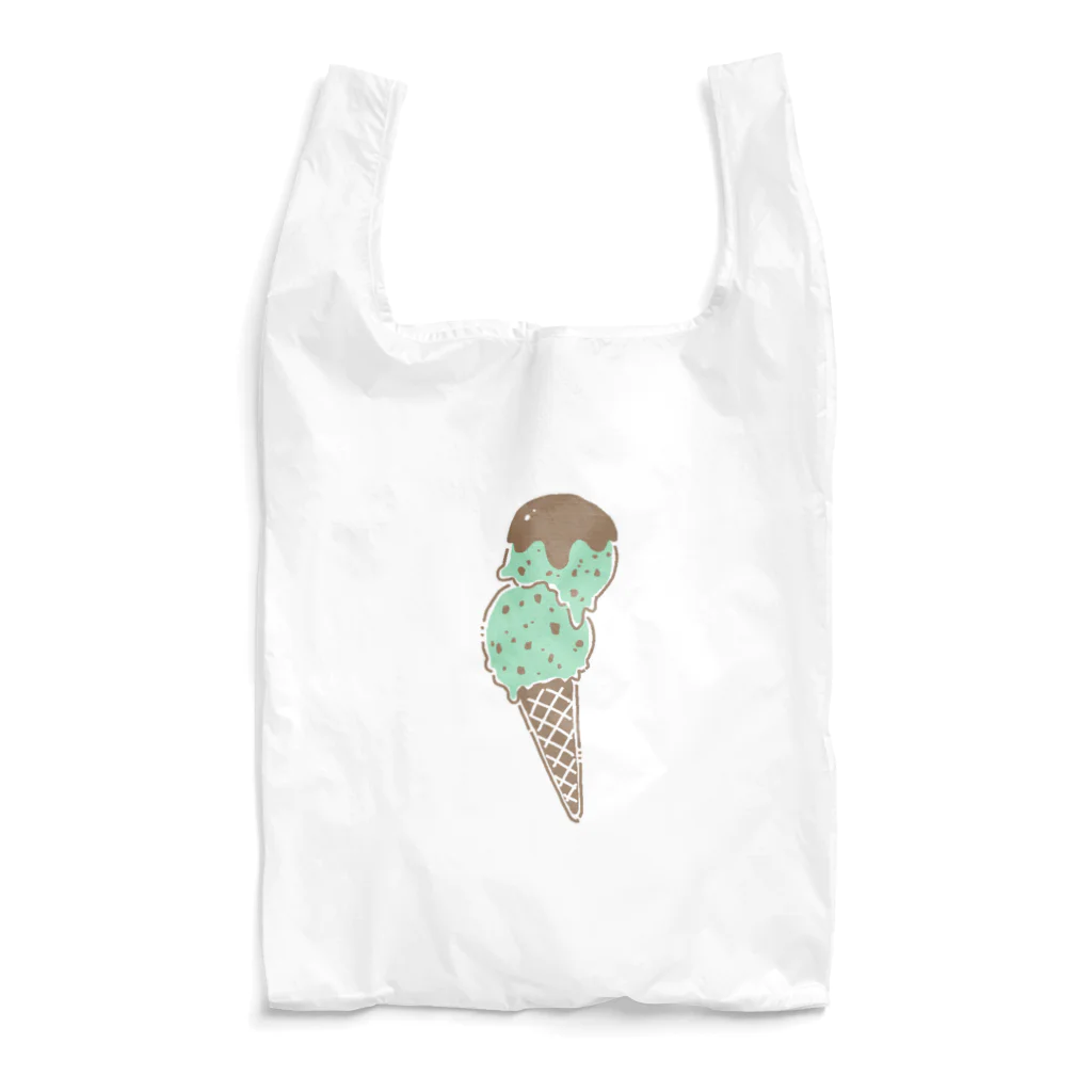 chocomiのチョコミントアイス Reusable Bag