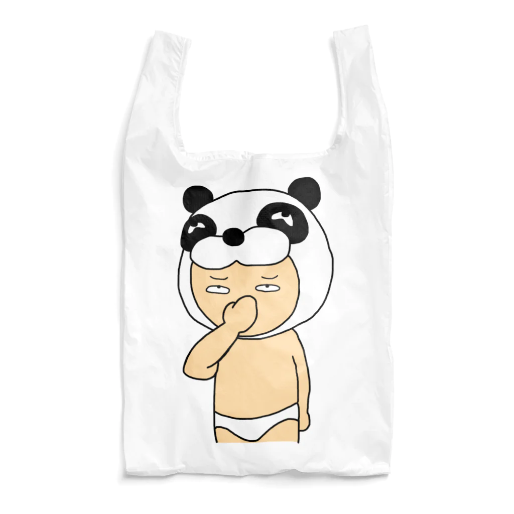 温泉しゃぶしゃぶアウトドアのプププッ、パンダ Reusable Bag