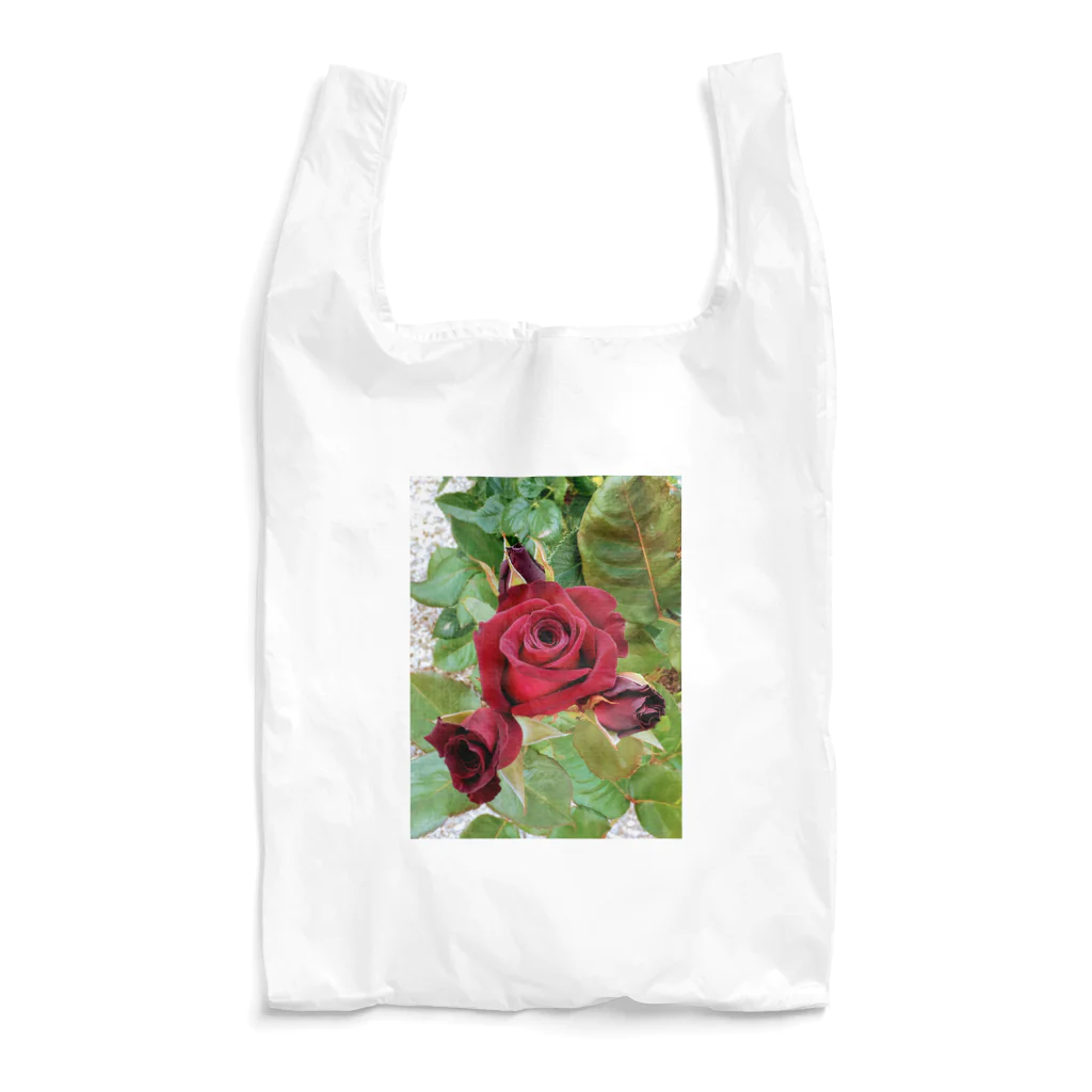 猫のhananyanの薔薇が咲いた～薔薇が咲いた～真っ赤な薔薇が～♩ Reusable Bag