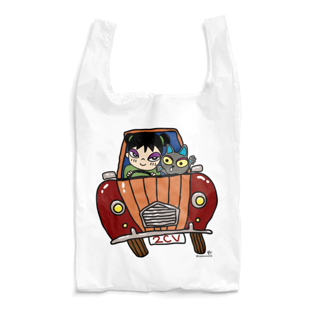 にゃぬ〜ン王国の2CV大好き♪ Reusable Bag