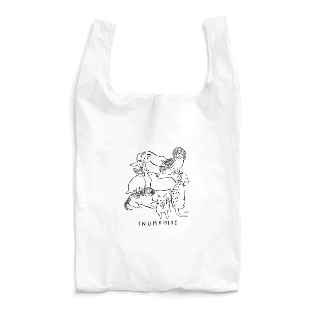 AYA OKAWA online shopのINUMAMIRE BK Reusable Bag