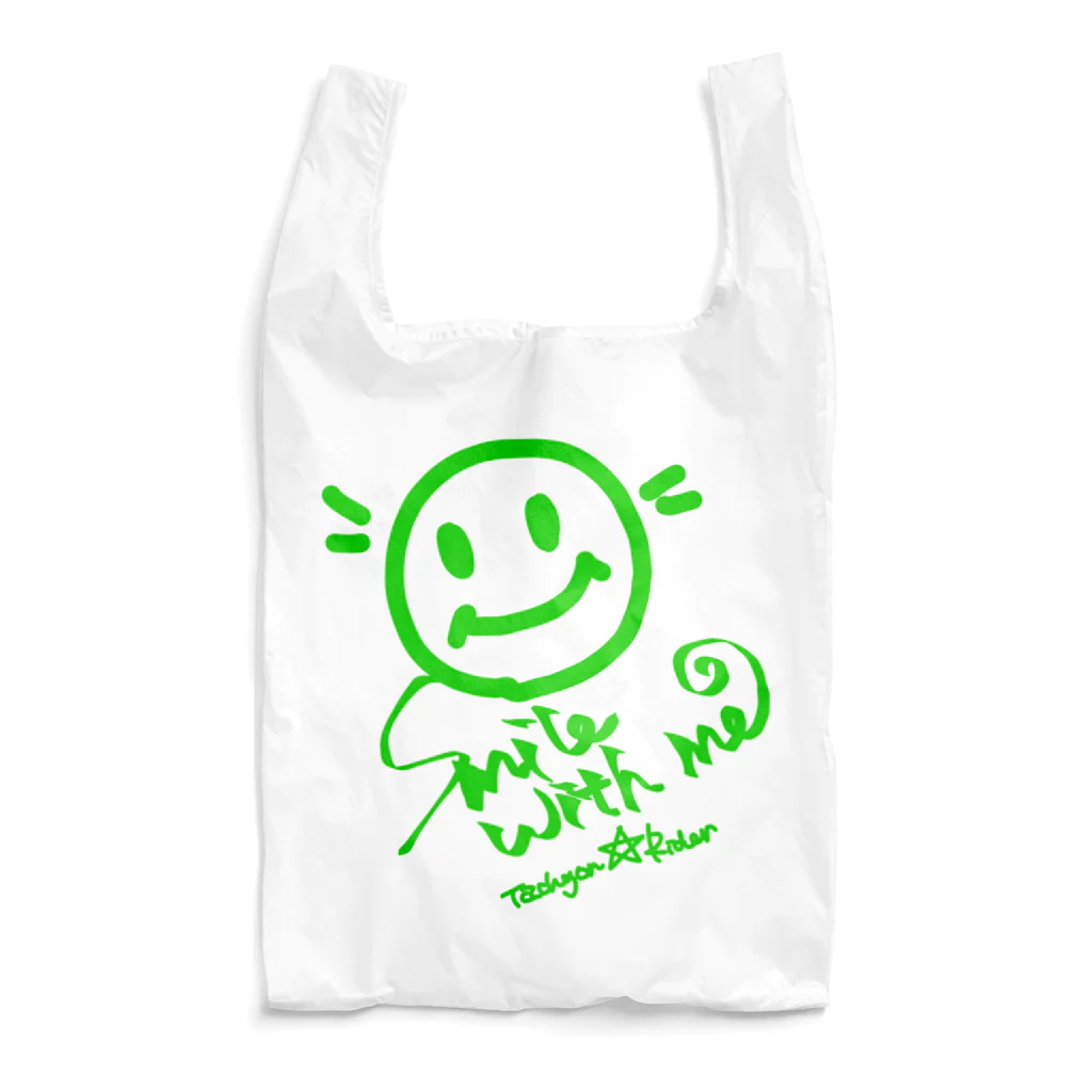 タキオン✩ライダー✩ラボのSmile with me【みどり】 Reusable Bag