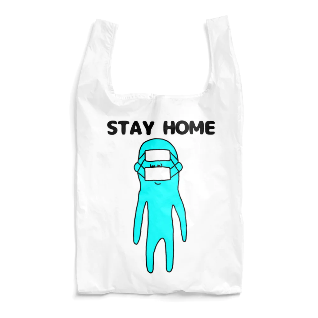 ぶんぶこmartのSTAY HOME エコバッグ