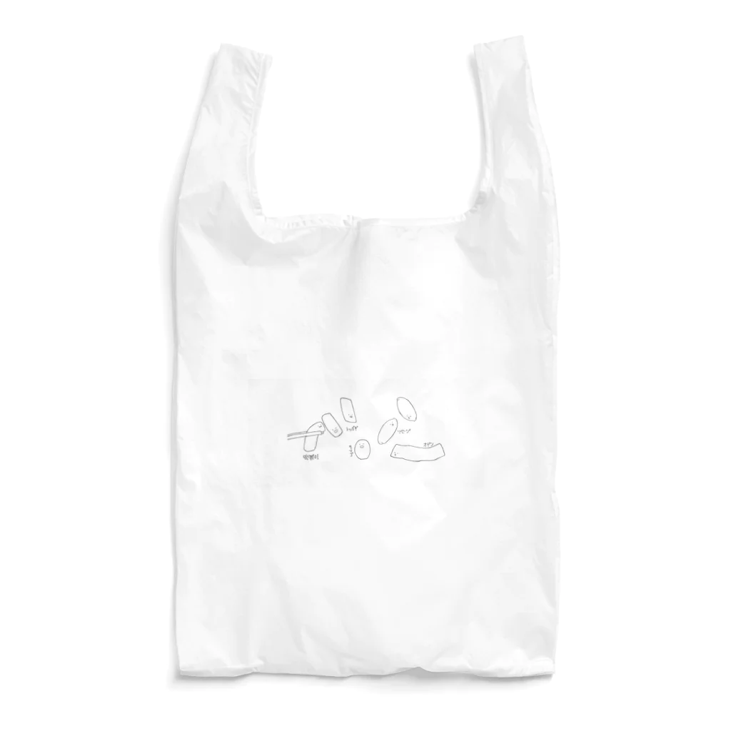 ちぇりこshopのトッポギくん Reusable Bag