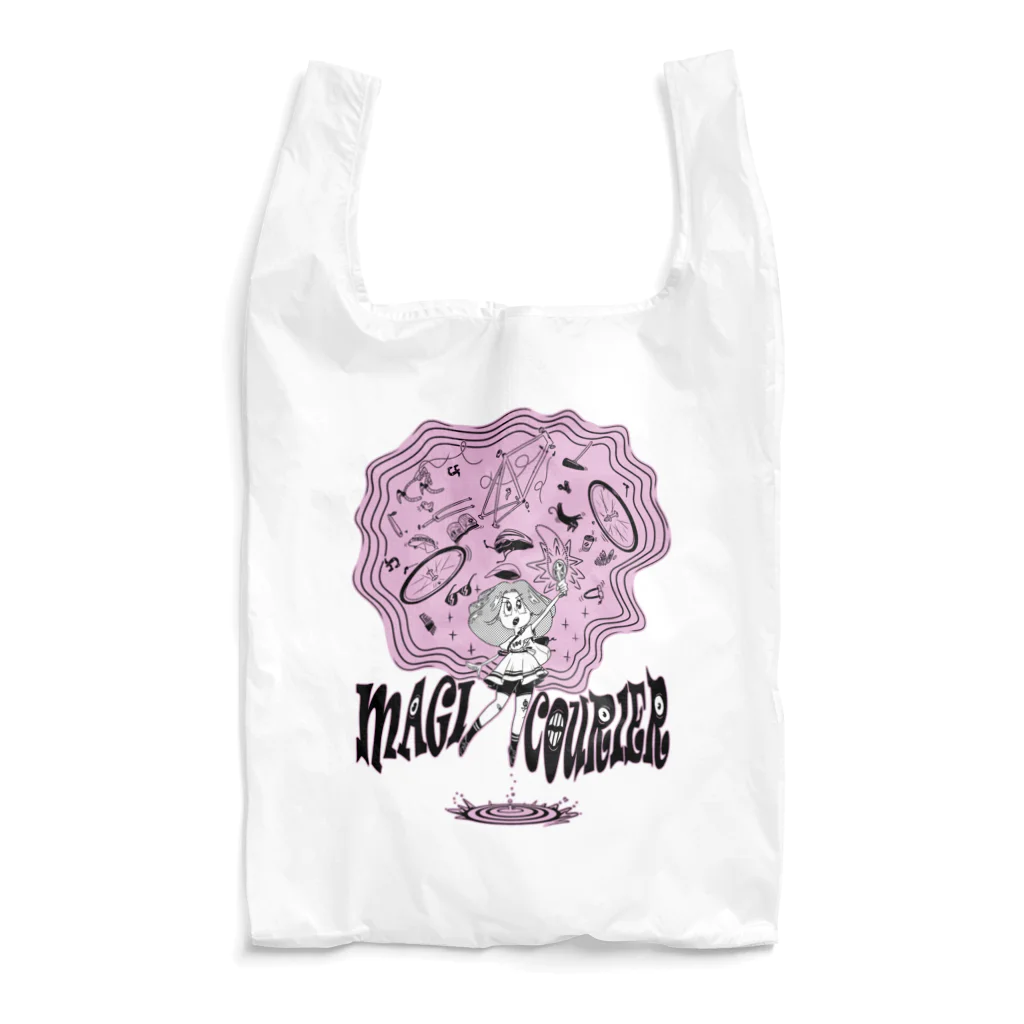 nidan-illustrationの“MAGI COURIER” pink #1 Reusable Bag